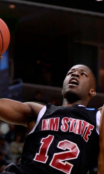 NMSU outlasted by Utah Valley in OT; game ends in wild brawl